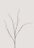 Artificial dried brown twig branch stem for rustic décor