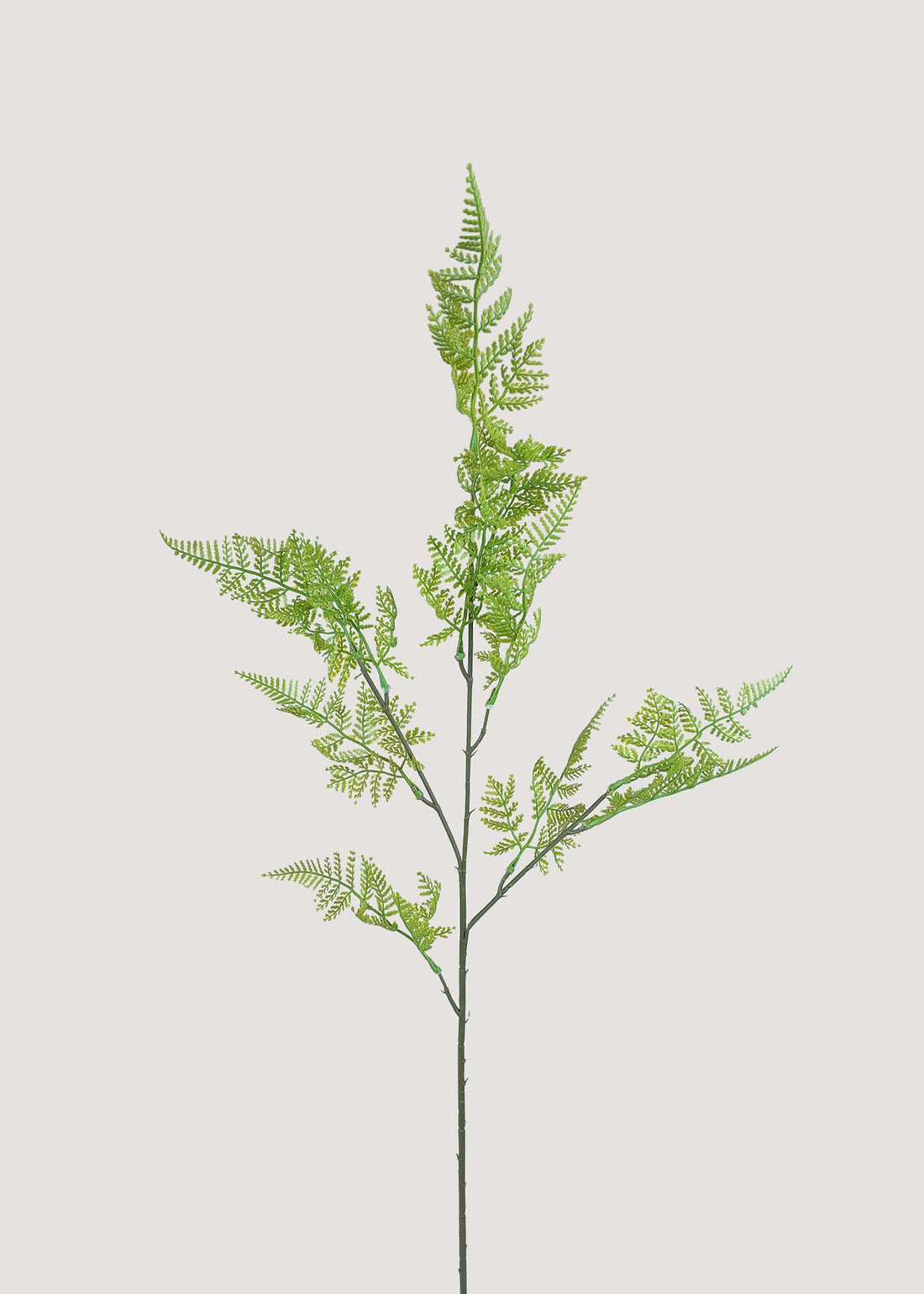Artificial fern leaf stem in fresh green, main product image
