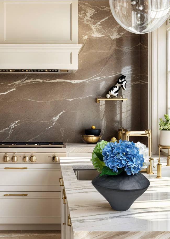 artificial green hydrangea stem for home and wedding décor