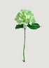 artificial green hydrangea stem for home and wedding décor