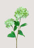 Light Green Artificial Hydrangea Stem – Realistic Faux Flower Main View