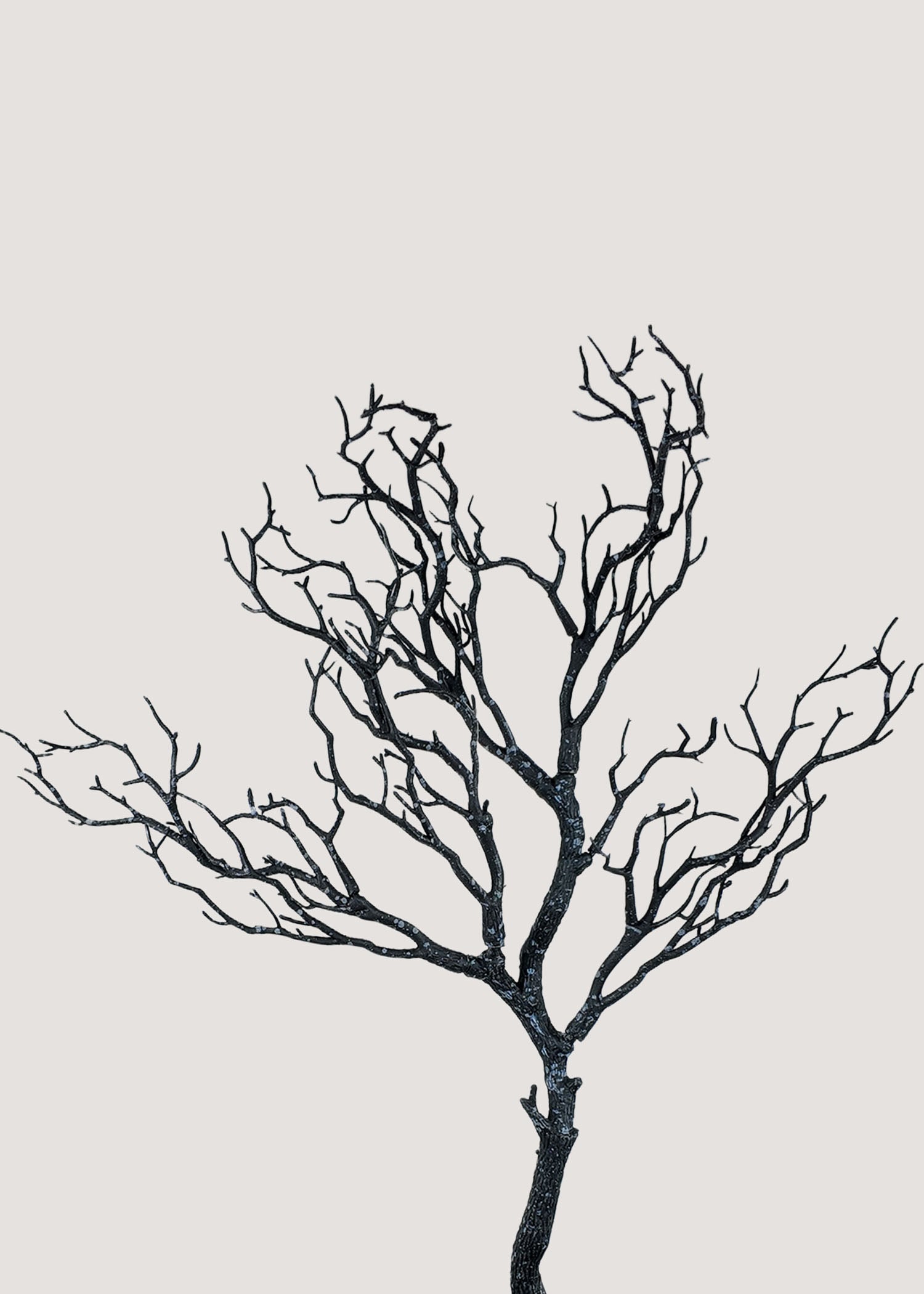 Black Artificial Branch Stem for floral arrangements – main view