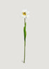 cream white artificial tulip stem with realistic petals for wedding bouquets and home décor