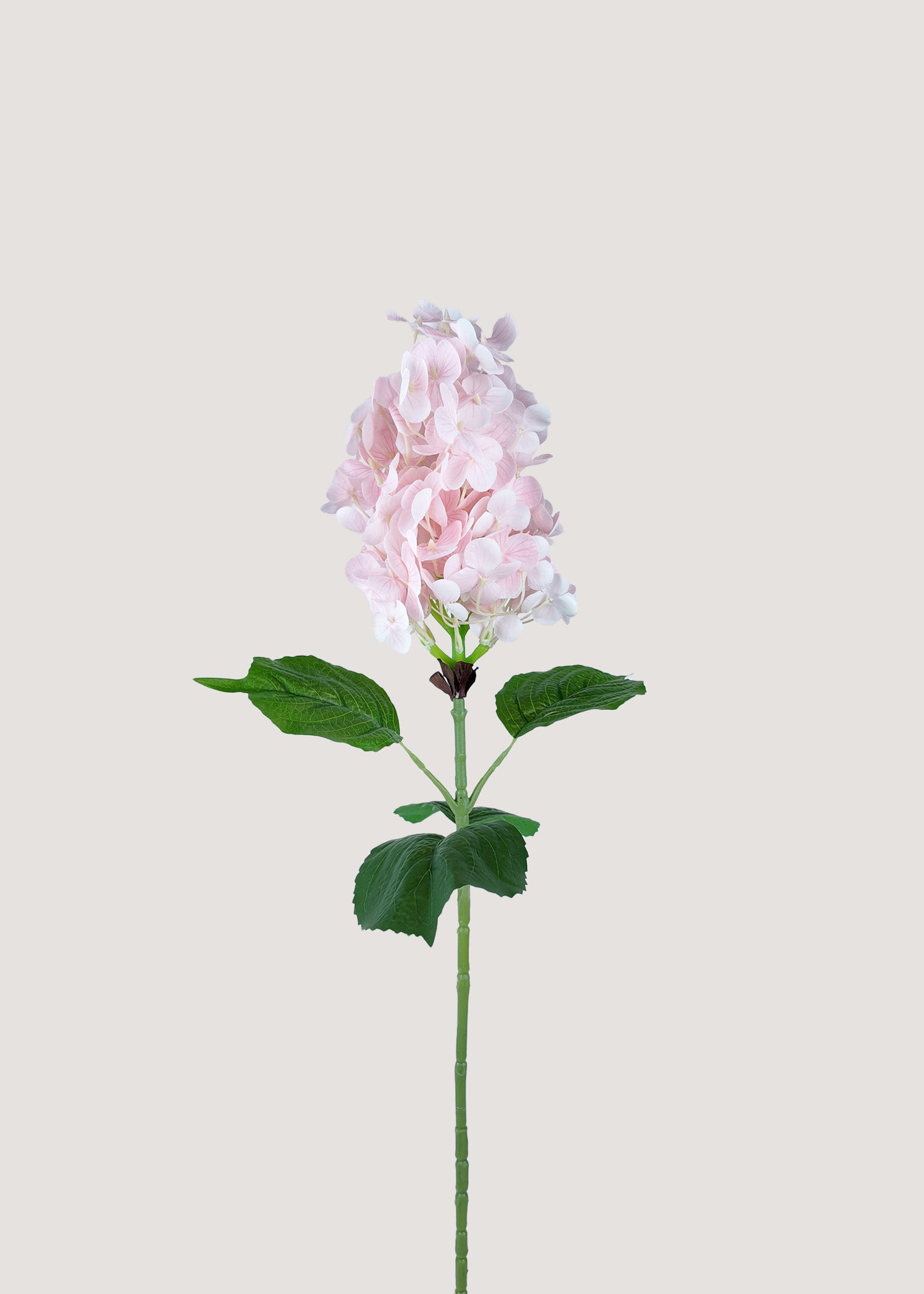 Light pink artificial panicle hydrangea stem with lifelike petals by Everblooma