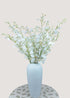 White artificial dancing orchid bouquet for weddings and vase décor