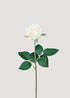 Faux champagne rose flower long stem for wedding bouquets