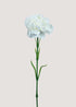 White Artificial Carnation Stem Main Image