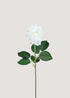 Faux white rose flower for weddings, home décor, and floral arrangements
