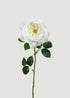 Pure white faux rose flower for wedding arrangements